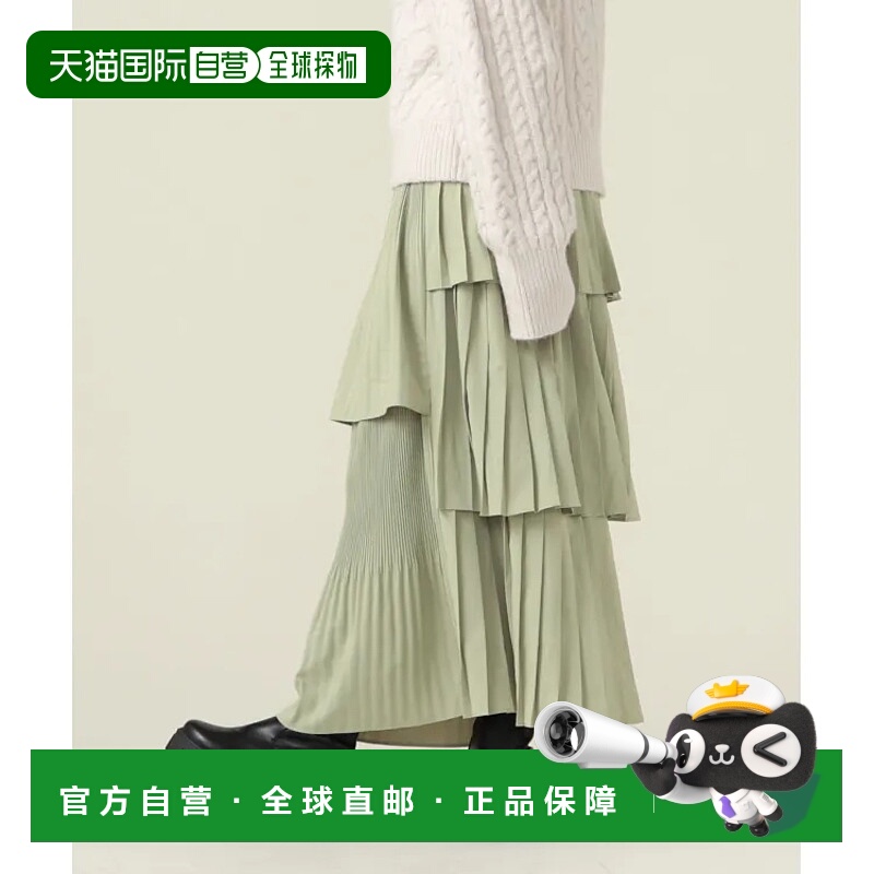 1h可退 日本直邮archives 女士百褶层叠半身裙 轻盈飘逸 易搭配