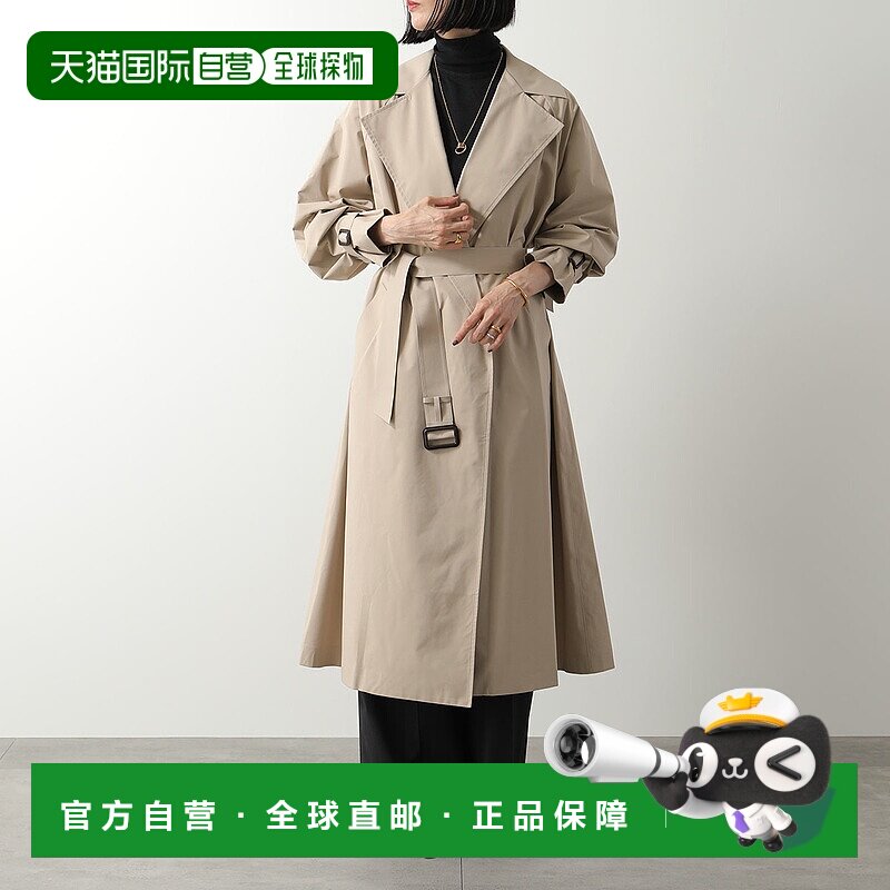 日本直邮WEEKEND MAX MARA FATTO 风衣女士春季配腰带长款风衣防图片