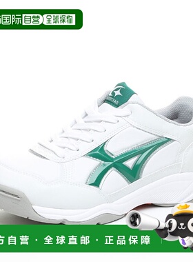 日本直邮Moonstar 男女运动鞋 MS 3200G 白色/绿色 MOONSTAR 1122