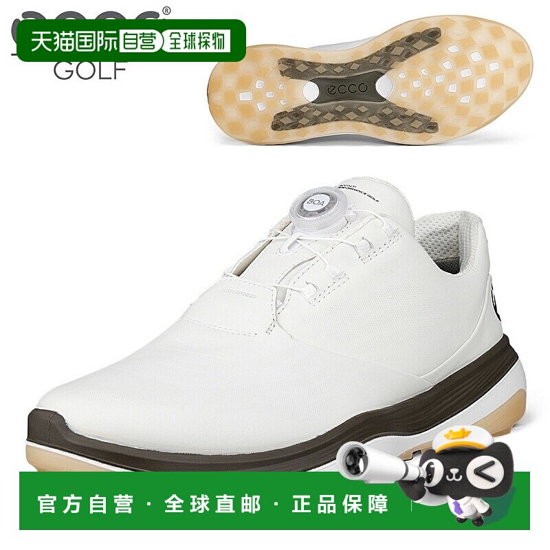 日本直邮ECCO LT1 BOA 男士防水无钉高尔夫球鞋2025 年新款132274