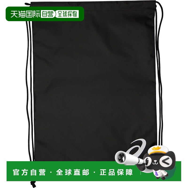 日潮跑腿Asics亚瑟士 男女儿童抽绳运动收纳包 black FF 3033B963