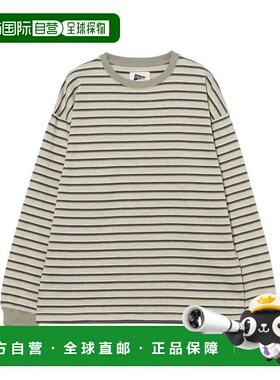 1h可退 日本直邮Pilgrim Surf+Supply 女装 宽松版型 条纹长袖针T