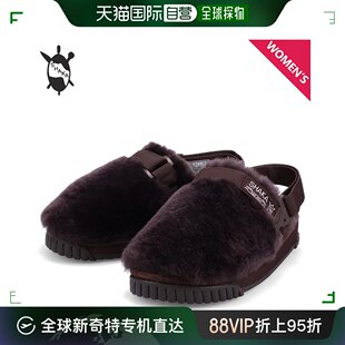 CLOG Snug 凉鞋 SNUG 木屐凉鞋 毛皮 日本直邮SHAKA 女式 Mouton