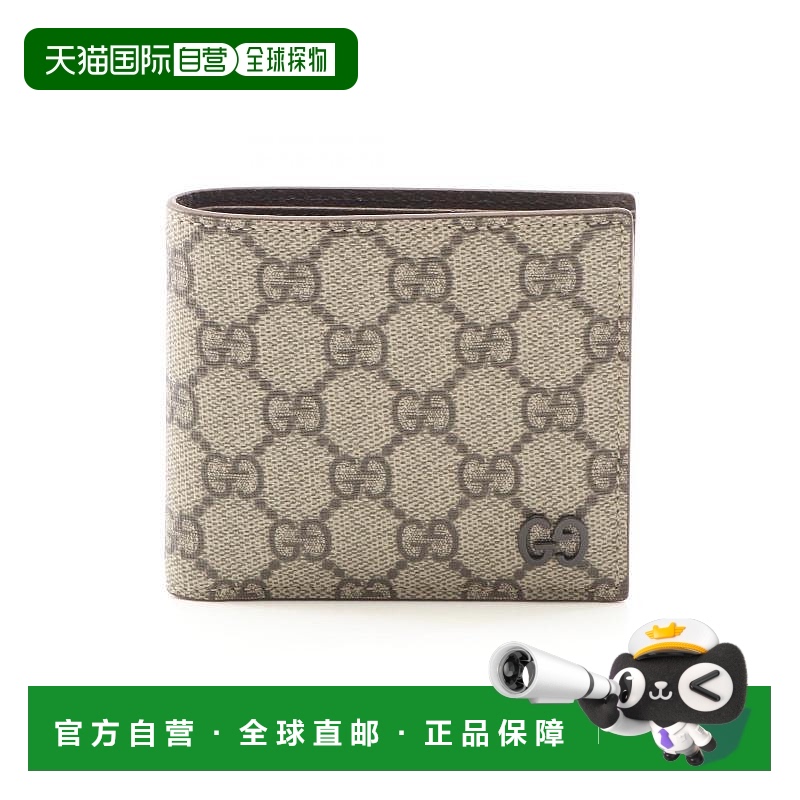 日本直邮中古Gucci古驰男S级99新Bi-fold wallet双折钱包短钱包
