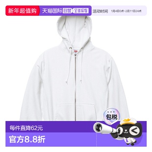 日本直邮United Athle 男士拉链连帽衫12 盎司厚重衬里长袖拉链开