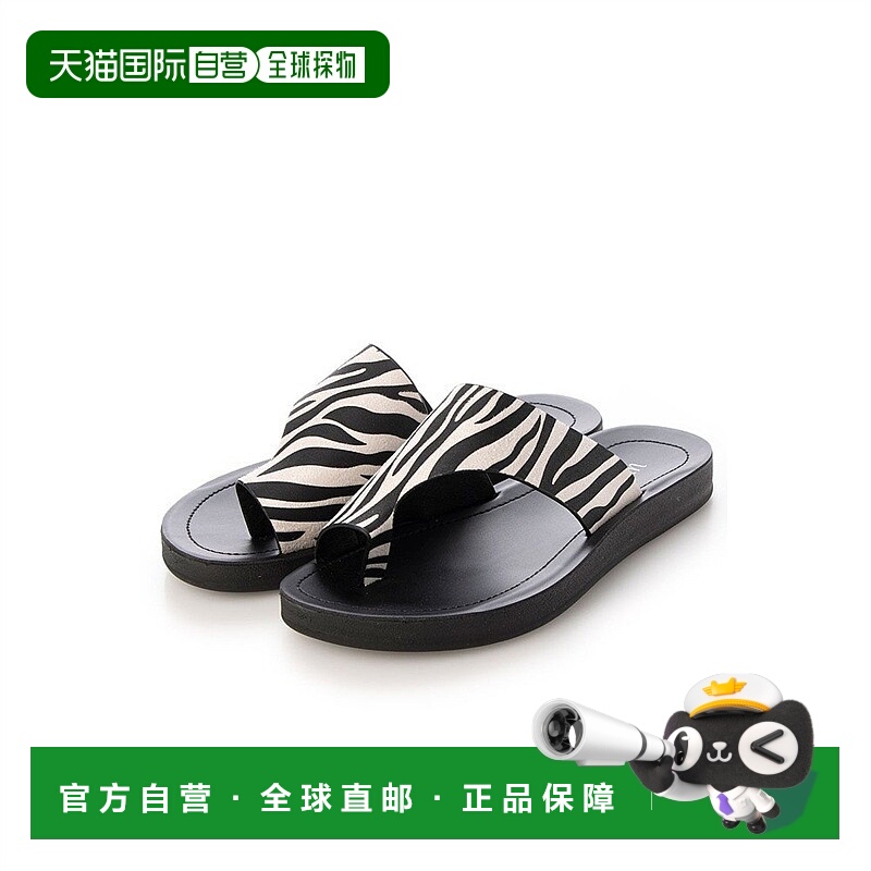 【日本直邮】Vivian薇薇安女士凉鞋斑马纹厚底休闲舒适百搭沙滩鞋