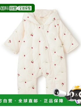 日本直邮Petit Main [女童] 图案绗缝连体裤