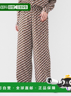 1h可退 日本直邮UNTITLED 女士几何图案宽松长裤 15369501202402