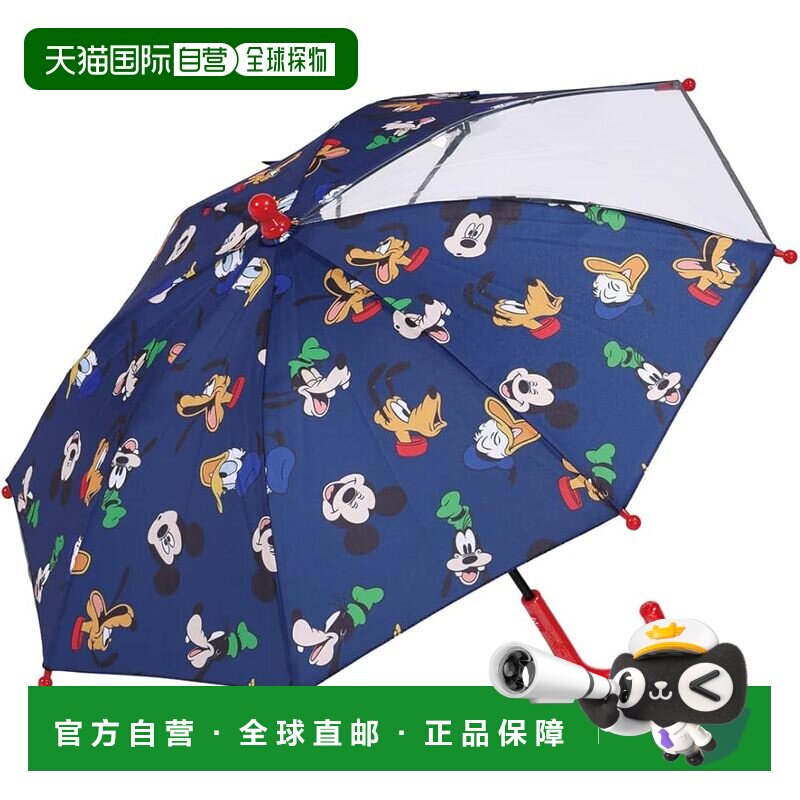 【日本直邮】Skater斯凯达 儿童伞 35cm/8骨/透明格 米老鼠 UB0-A图片
