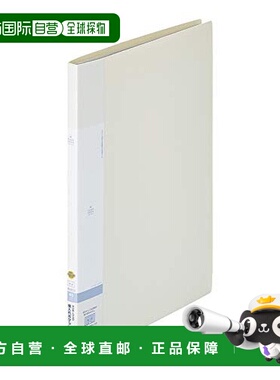 【日本直邮】Lihit Lab固定式文件夹A3竖/A2横 20页 40口袋 白色
