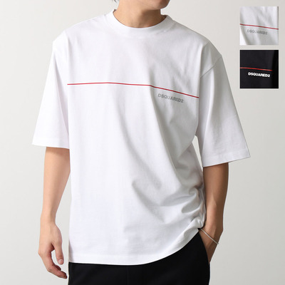 日本直邮DSQUARED2 T恤 S71GD1653 D20033 男士短袖纯棉圆领大Log