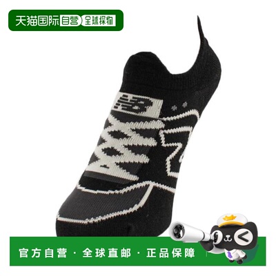 日本直邮New Balance 男士运动袜 JASL8222BK 黑色