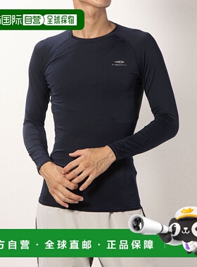 日本直邮TIGORA 男士基础压缩长袖户外训练打底衫 TI1866EM18036