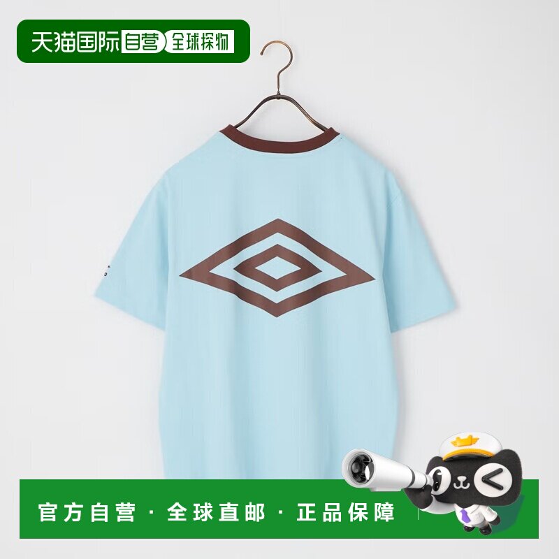 1h可退 日本直邮UMBRO 男士 纯棉后印标短袖T恤 UMNK26SS-PO02-JF