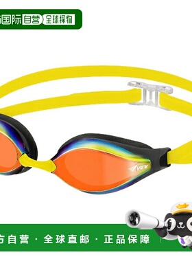 日本直邮VIEW AILE 竞赛泳镜（带垫）镜面型游泳镜/通用 V240SAM-
