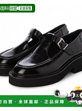 日本直邮FABIO RUSCONI 圆头厚底T字带凉鞋 FA933BW022211厚底鞋