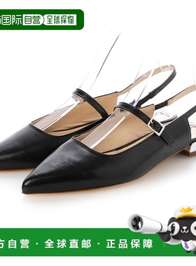 日本直邮FABIO RUSCONI 平底穆勒凉鞋 [FA933BW021694] 黑色单鞋