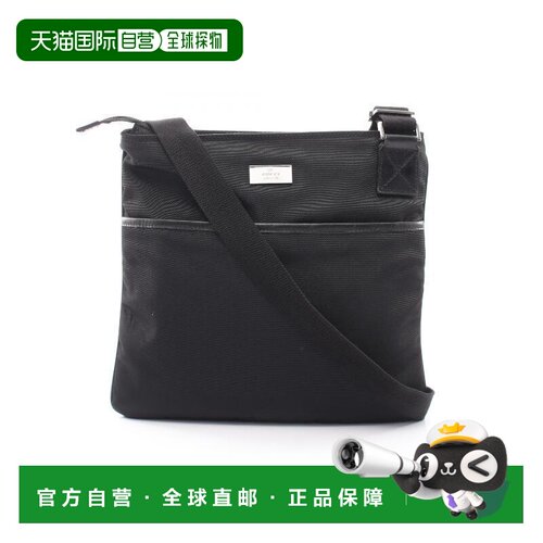 日本直邮中古Gucci古驰女包B级9新Shoulder bag肩包帆布斜挎包黑