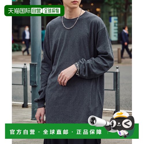 1h可退 日本直邮American Apparel 男女同款 6oz加厚纯棉长袖T恤