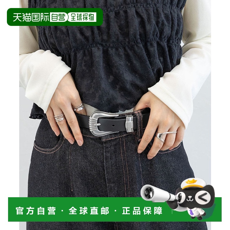 1h可退 日本直邮RAGEBLUE 女士复古风西部皮带 简约日常穿搭百搭