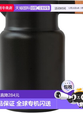 【日本直邮】RIVERS 水壶 不锈钢保温壶 实木手柄1.2L KT1200BK