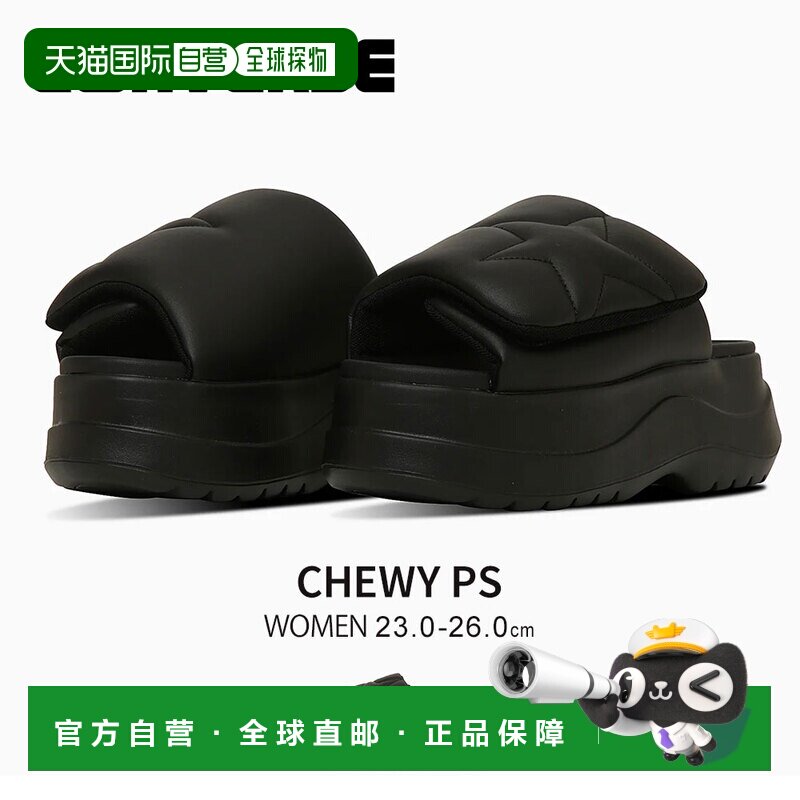 日本直邮Converse Chewy PS 厚底凉鞋女士厚底凉鞋淋浴凉鞋拖鞋厚