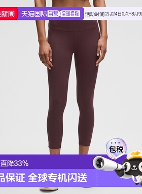 日本直邮 lululemon Wunder Train 高腰短裤长裤 21英寸 LW6CTKS