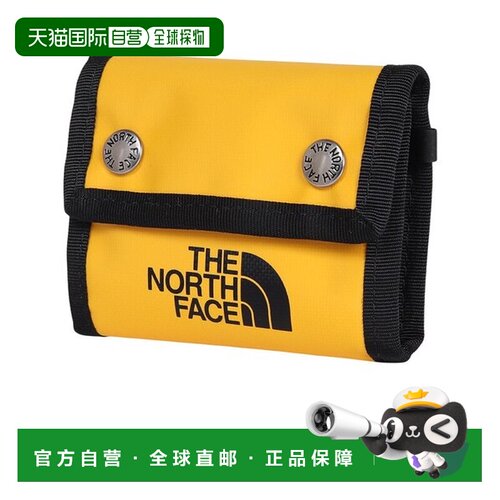 日本直邮北面 THE NORTH FACE 钱包 BC Dot 零钱包 卡包 黄色 NM8