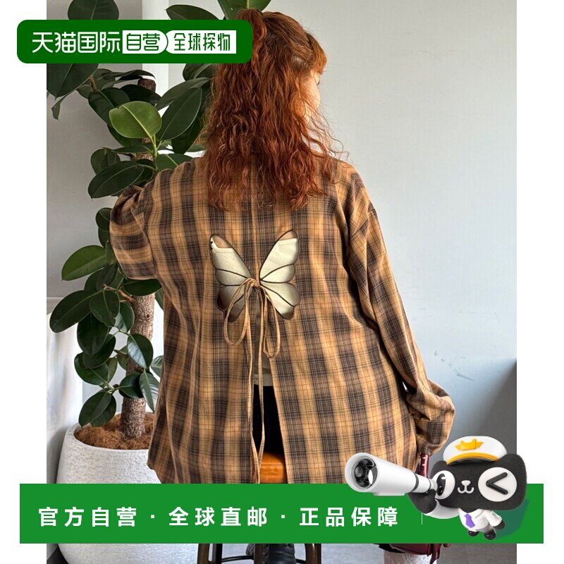 日本直邮CIAOPANIC 女装 蝴蝶镂空后背设计衬衫 CPZ1062104A0007图片