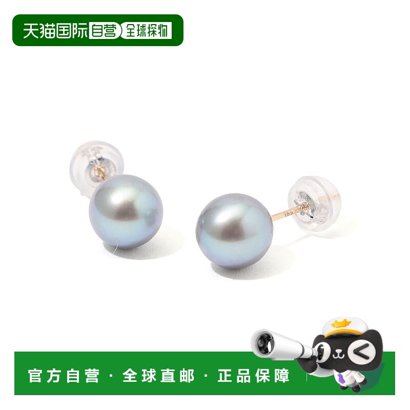 1h可退 日本直邮les bon bon 女士淡水珍珠K10YG耳钉 26105510144