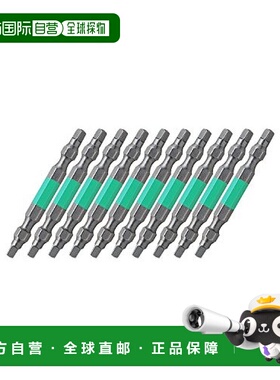 【日本直邮】ANEX电动螺丝刀替换用方形四角刀头10枚一组绿色 ACS