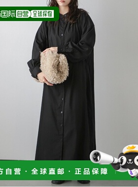 1h可退 日本直邮La-gemme 女士长款棉麻混纺衬衫连衣裙 lswpaw246