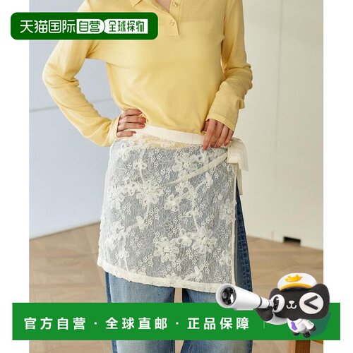 1h可退 日本直邮FREAK'S STORE 女士 多穿法花卉蕾丝裹身裙 11192
