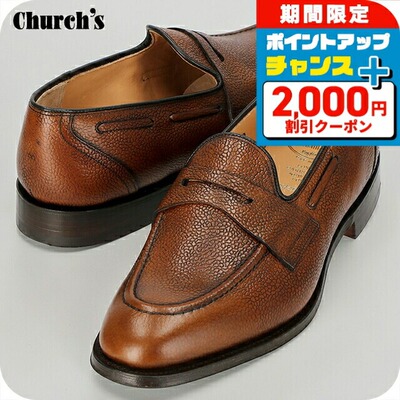 日本直邮Church's 男士商务鞋 皮革 ENGLAND WIDNES 2 F0AAR 棕色