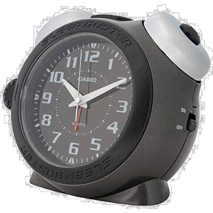 【日本直邮】Casio卡西欧指针式闹钟灰色TQ-645S-8BJF