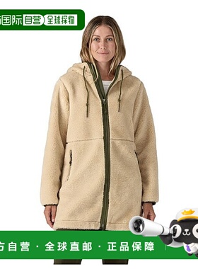 日潮跑腿Patagonia巴塔哥尼亚 女款抓绒连帽长款外套 DNAT XS 232