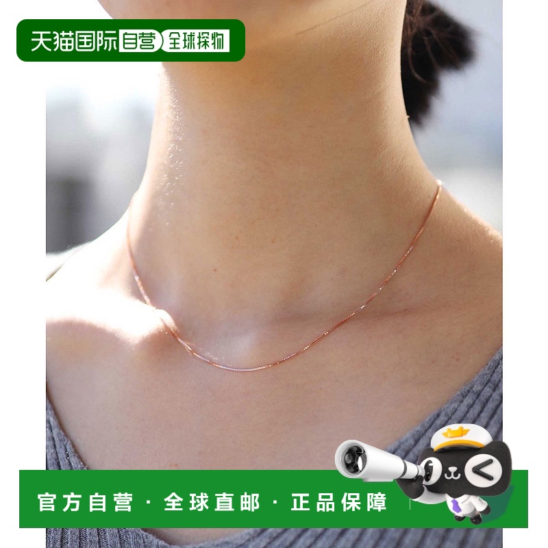 【日本直邮】florge 女士 项链玫瑰金金色锁骨链