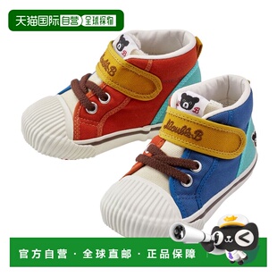儿童牛仔休闲鞋 9303 14cm63 572 Multi 日潮跑腿Mikihouse