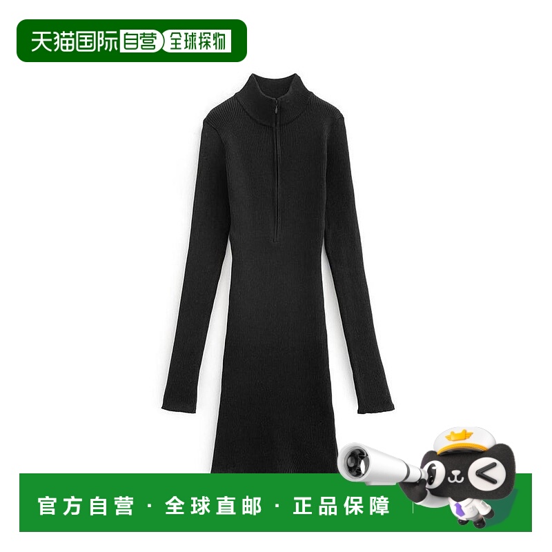 日本直邮日潮 GRL拇指孔罗纹针织迷你连衣裙ks021a紧身精致