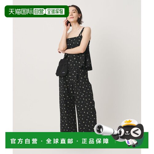 日本直邮THOUSAND MILE 女士 花卉印花吊带+阔腿裤+包三件套防晒