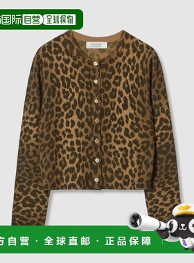 日本直邮LOULOU WILLOUGHBY 女装 美利奴羊毛 花纹短款开衫 21252