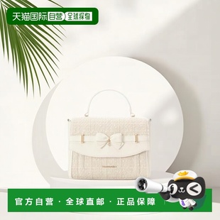 1h可退 日本直邮SAMANTHAVEGA 女装 新色格纹拼接立体蝴蝶结斜挎