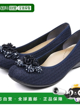 日本直邮浅口鞋无痛抗菌除臭串珠丝带芭蕾舞鞋平底鞋FIRST CONTAC
