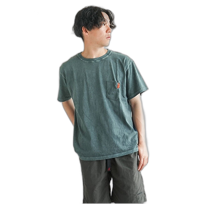 日本直邮GOOD ON WOODY BULLDOG 垂坠刺绣短袖口袋 TEE 斗牛犬垂T
