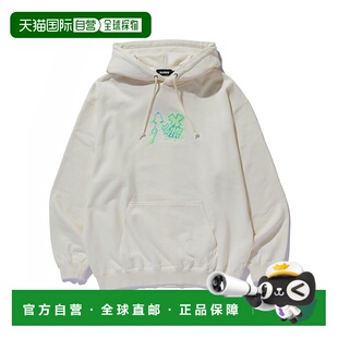 1h可退 日本直邮XLARGE 男女同款 荧光刺绣连帽卫衣 宽松舒适 101