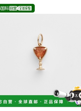 日本直邮日潮 agete阿卡朵 K5日光石吊坠