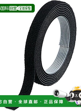 【日本直邮】Trusco中山 魔术带绑带双面10mm×30m黑色MKT-10W-BK