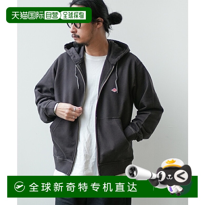 日本直邮[DT-C0407CIN] DANTON ZIP HOODIE 男士棉质拉链连帽衫上