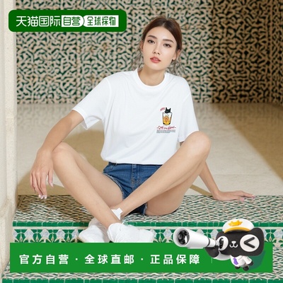 日本直邮Go Slow Caravan RAY 棉质猫与啤酒TEE 啤酒浴2 男女中性