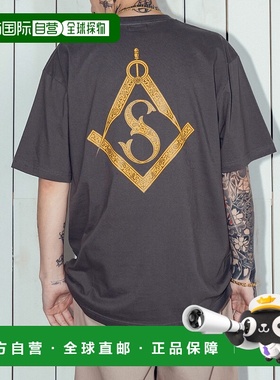 1h可退 日本直邮Subciety 男女同款CRYPTO图案短袖T恤 10540890